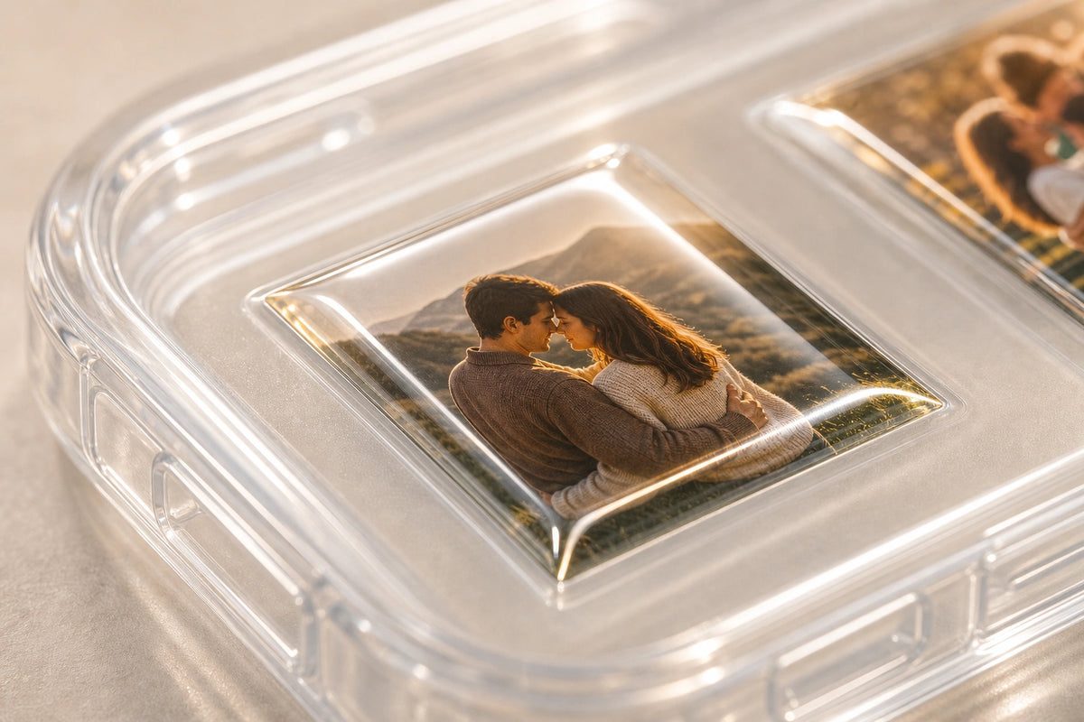 Transparent amber shell