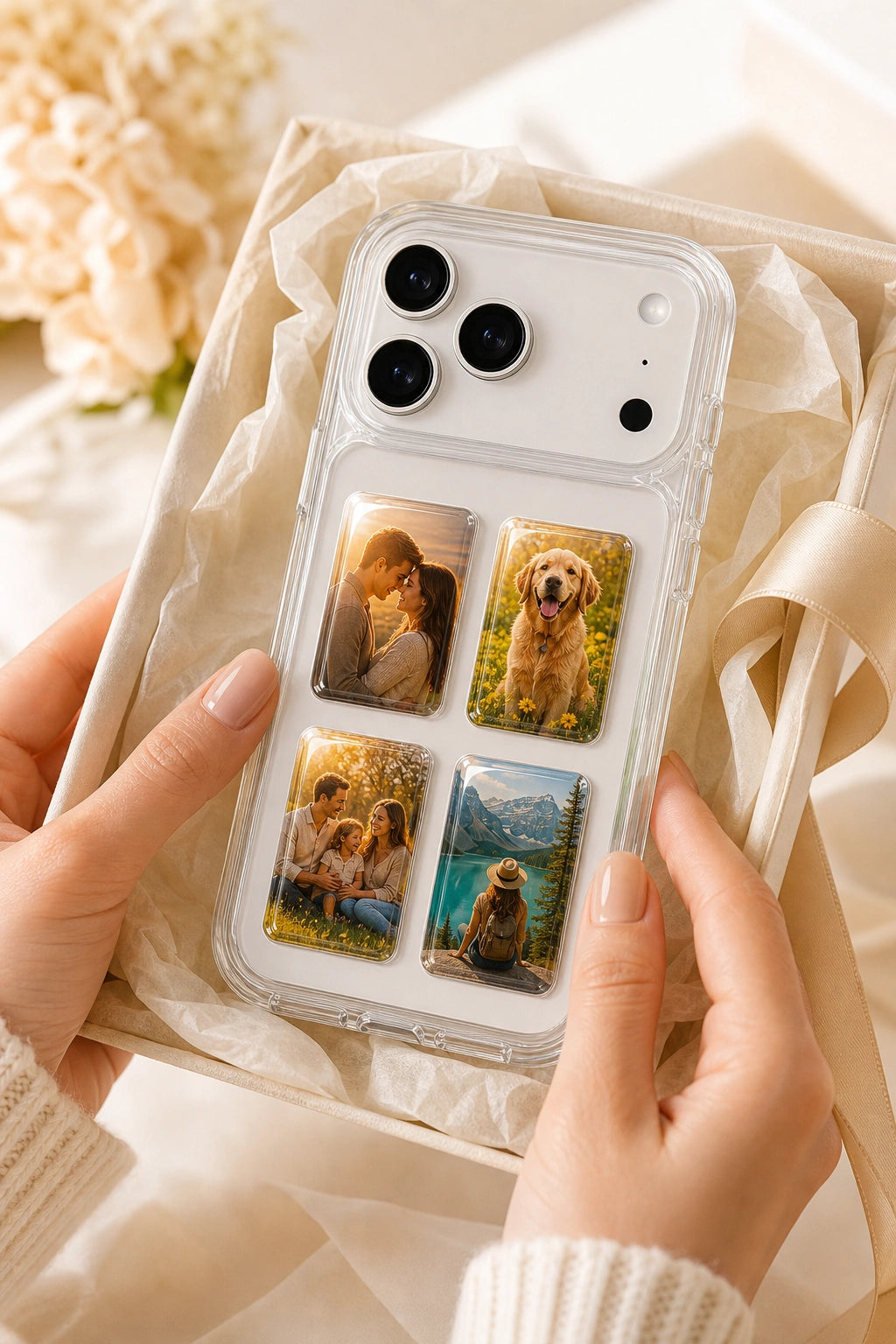 Gift packaging for custom phone case