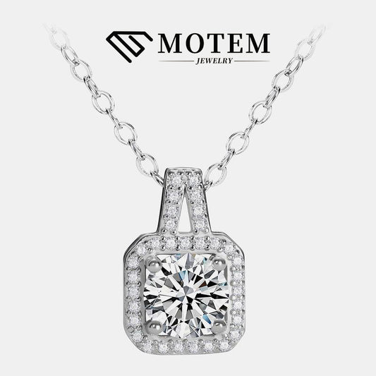 【N21 Hot Sale!】 925 Sterling Silver Moissanite Necklace - MOTEMCO