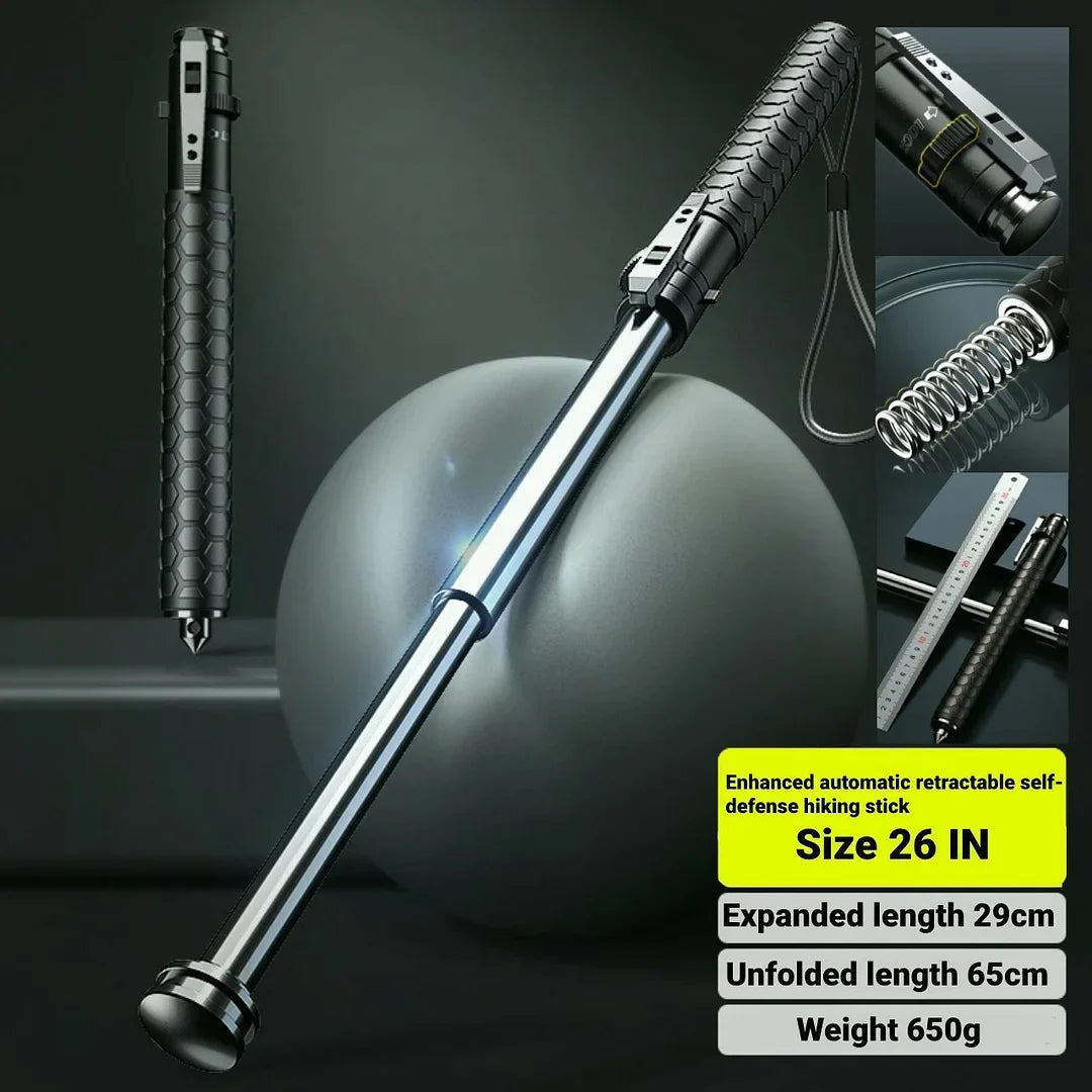 2024 New Automatic Retractable Hiking Stick