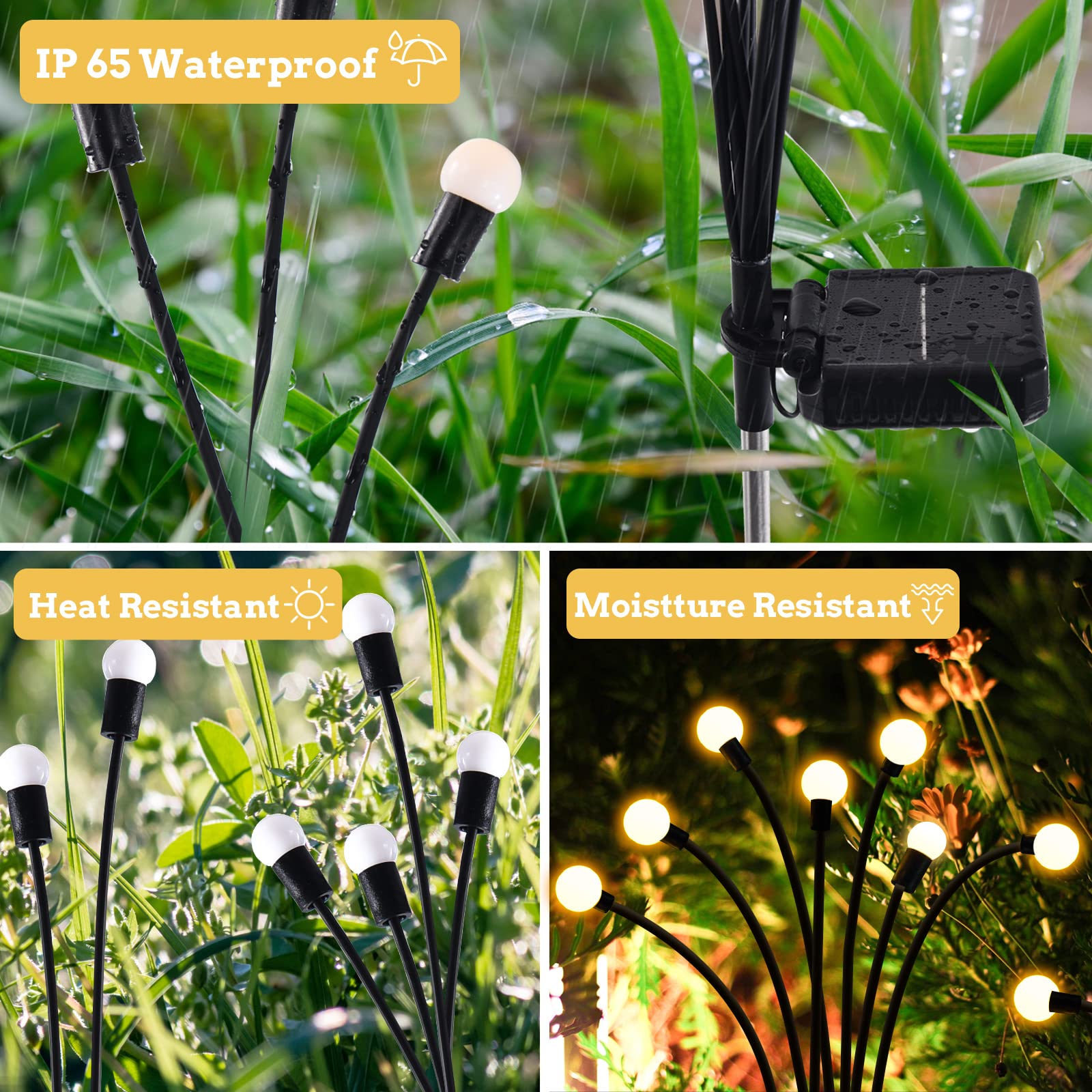 Up to 60% OFF🔥IP65 Waterproof Solar Powered Firefly Light - MOTEMCO