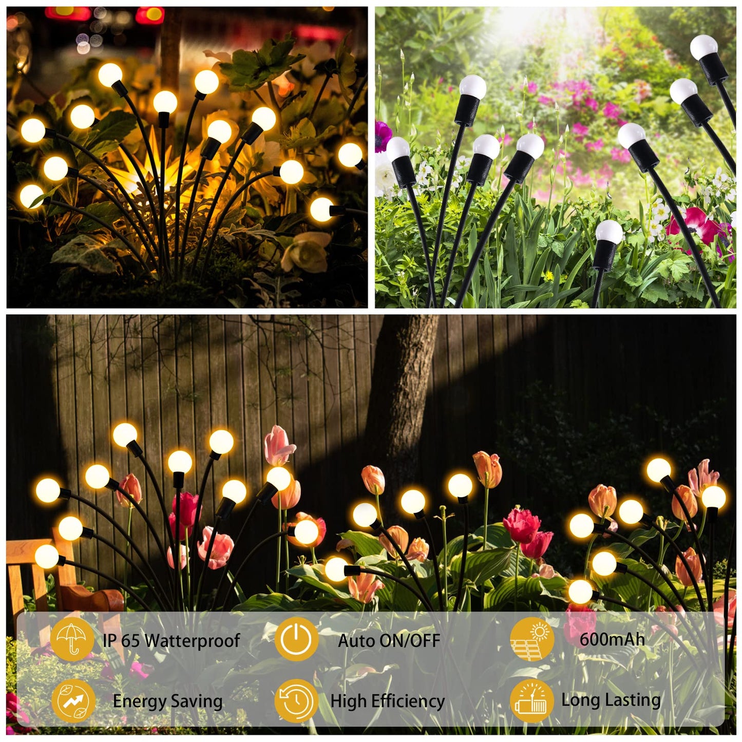 Up to 60% OFF🔥IP65 Waterproof Solar Powered Firefly Light - MOTEMCO