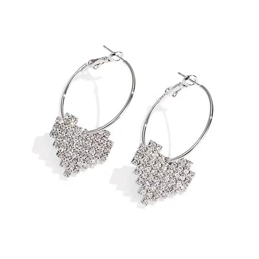 【SilverE3】 925 Sterling Silver Stud Earrings