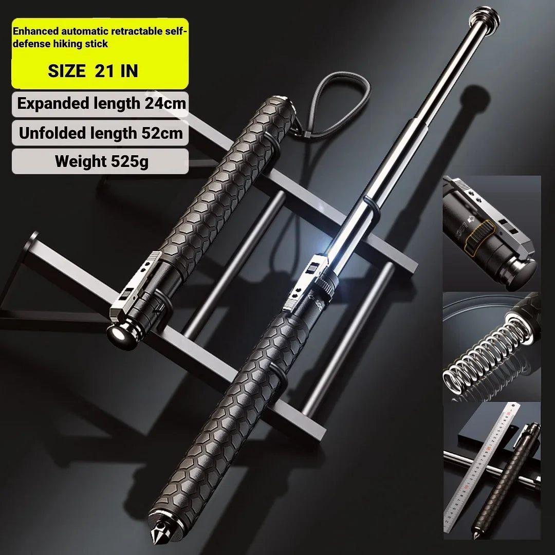 2024 New Automatic Retractable Hiking Stick