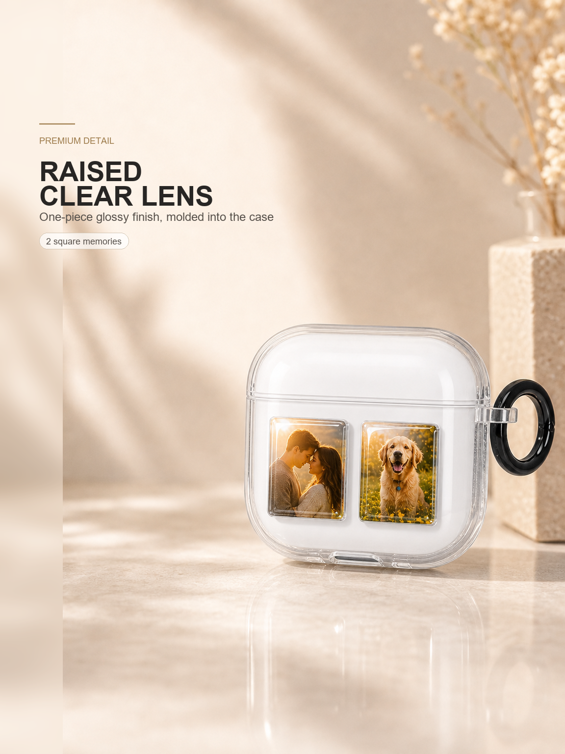 Personalized AirPods Case – Your Memory, Preserved Like Amber