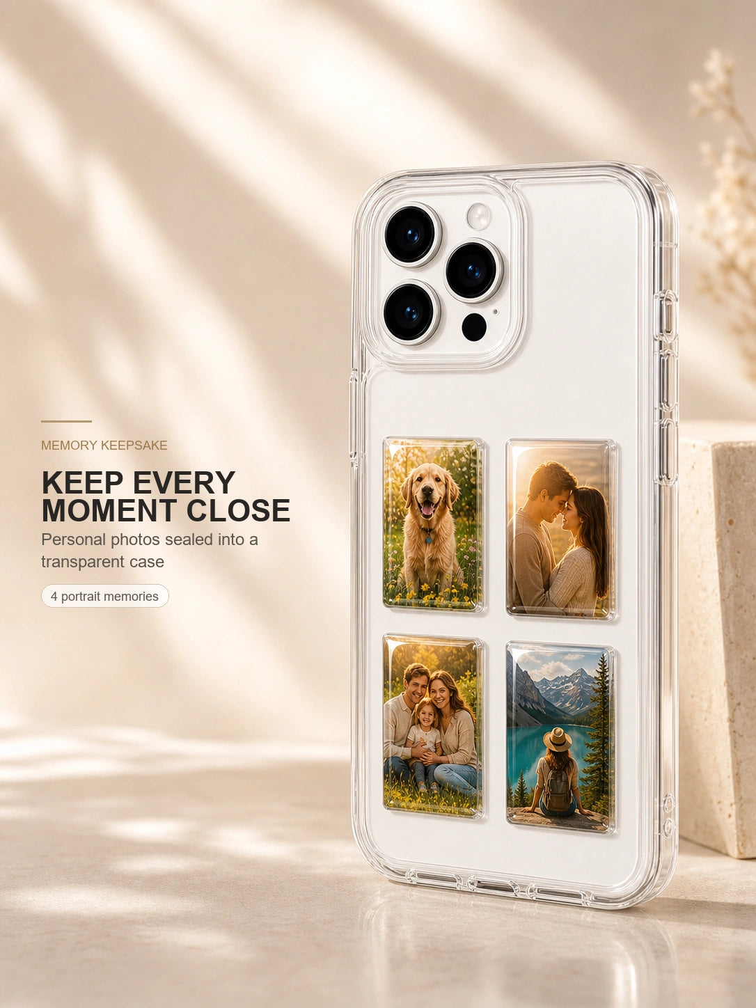 Personalized Photo Phone Case – Your Memory, Preserved Like Amber