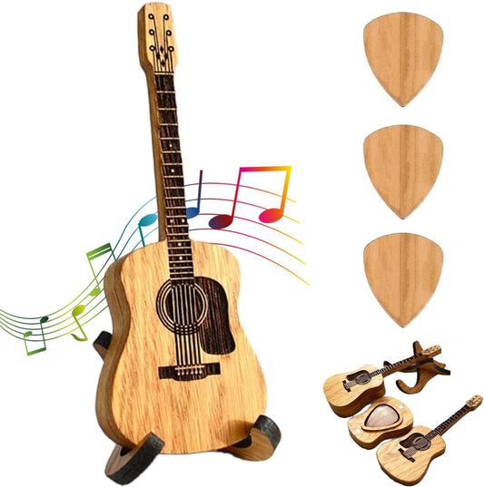 Best Gift🎁Wooden Acoustic Guitar Pick Box🎸LAST DAY 59% OFF⏰