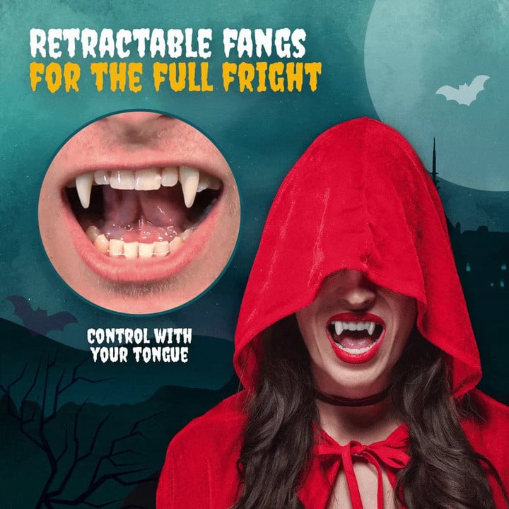 🧛‍♂️Retractable Vampire Fangs