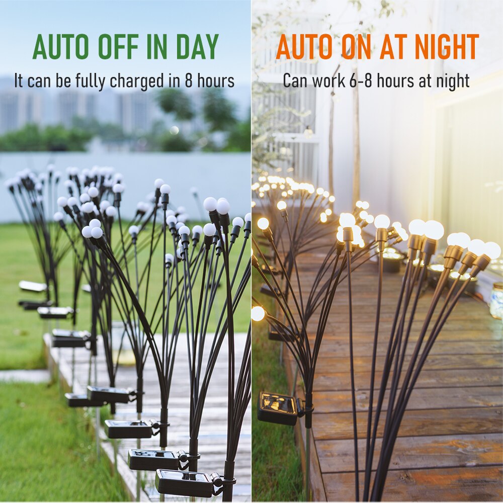 Up to 60% OFF🔥IP65 Waterproof Solar Powered Firefly Light