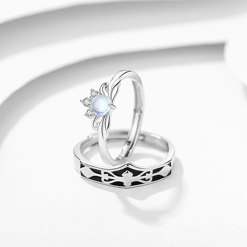 【Rapunzel & Flynn】 925 Sterling Silver Matching Couple Ring