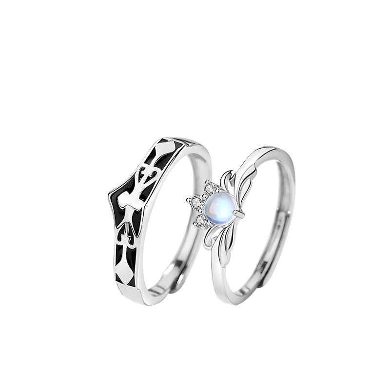 【Rapunzel & Flynn】 925 Sterling Silver Matching Couple Ring