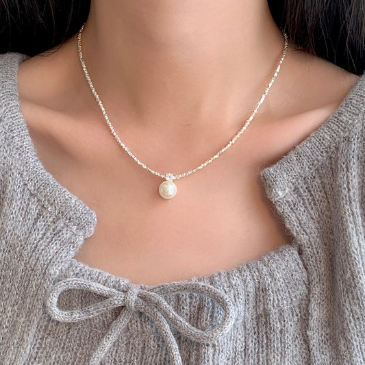 【SilverN12】 925 Sterling Silver Necklace - MOTEMCO
